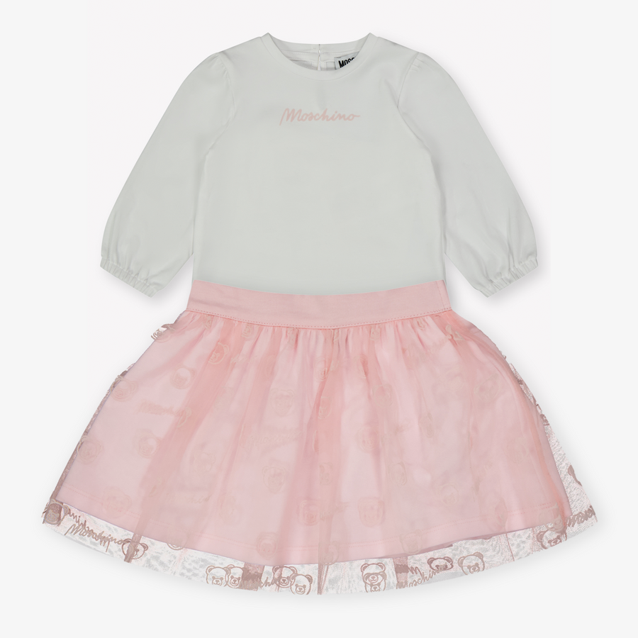 Moschino Bébé Filles Se présenter Blanc