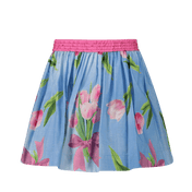 Monennalisa Children's Girls Skirt Blue