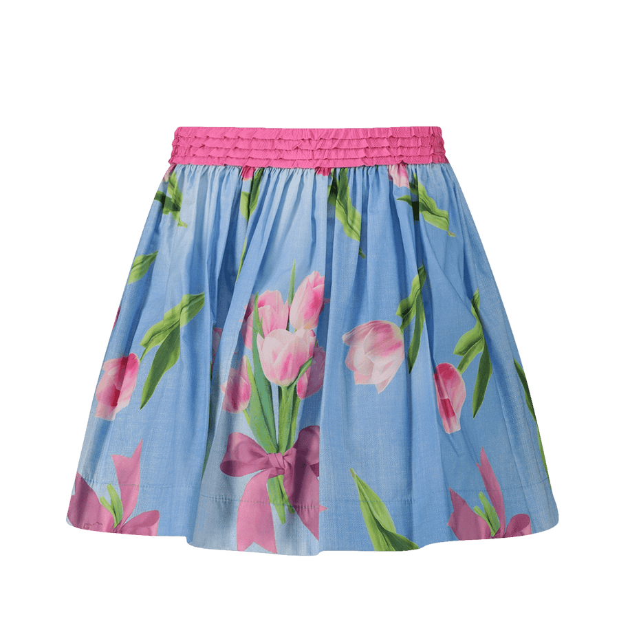 MonnaLisa Kinder Meisjes Rok Blauw