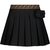 Fendi Children's Girls Spódnica czarna