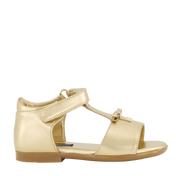 Dětské dívky Dolce & Gabbana sandály Gold Gold