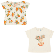 Mayoral Baby Mädchen T-Shirt Helles Beige