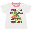 Dolce & Gabbana Baby Meisjes T-Shirt Wit 3/6