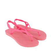 Havaianas para niños zapatillas flúor rosa