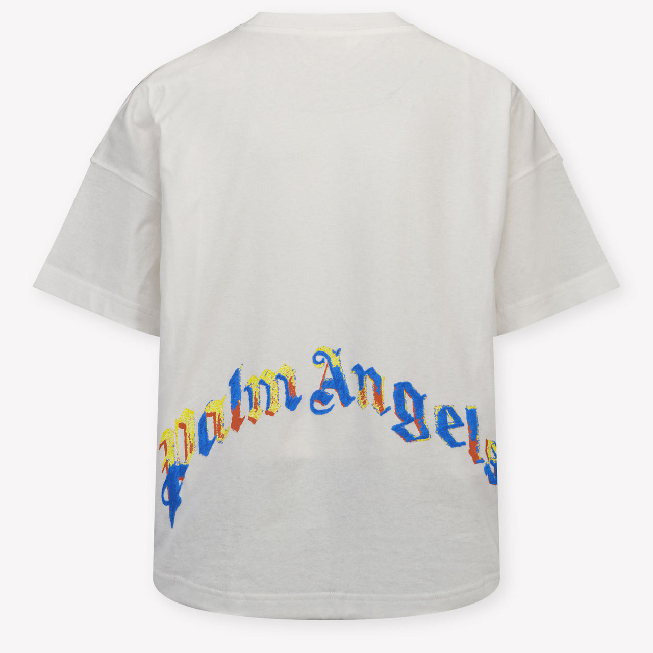 Palm Angels Kinder Unisex T-Shirt In Weiß