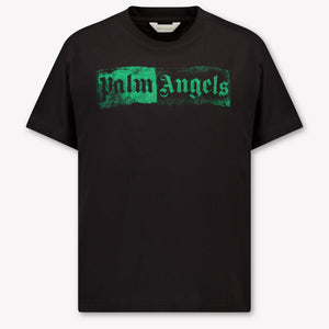 Palm Angels Unisex Kinder T-Shirt in Schwarz