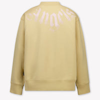 Palm Angels Enfants Filles Pull en Beige