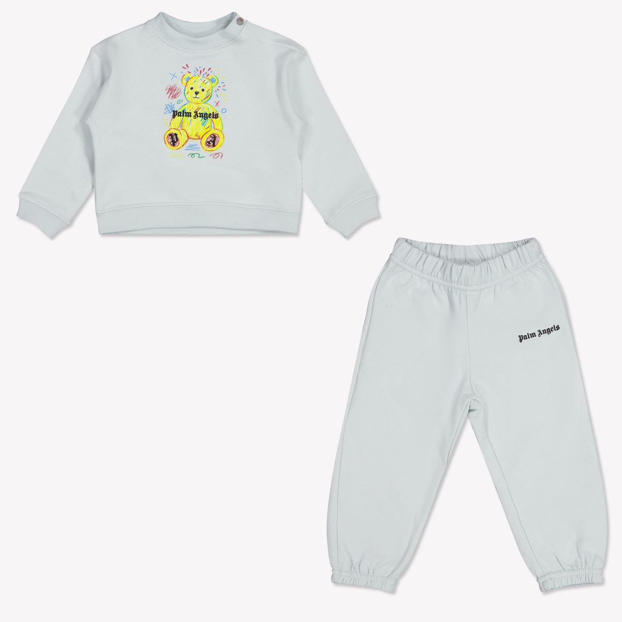 Palm Angels bebe Chicos Traje de jogging En Azul Claro
