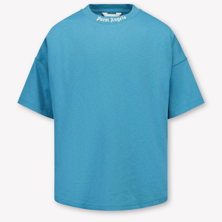 Palm Angels Jungen T-Shirt in Petrol