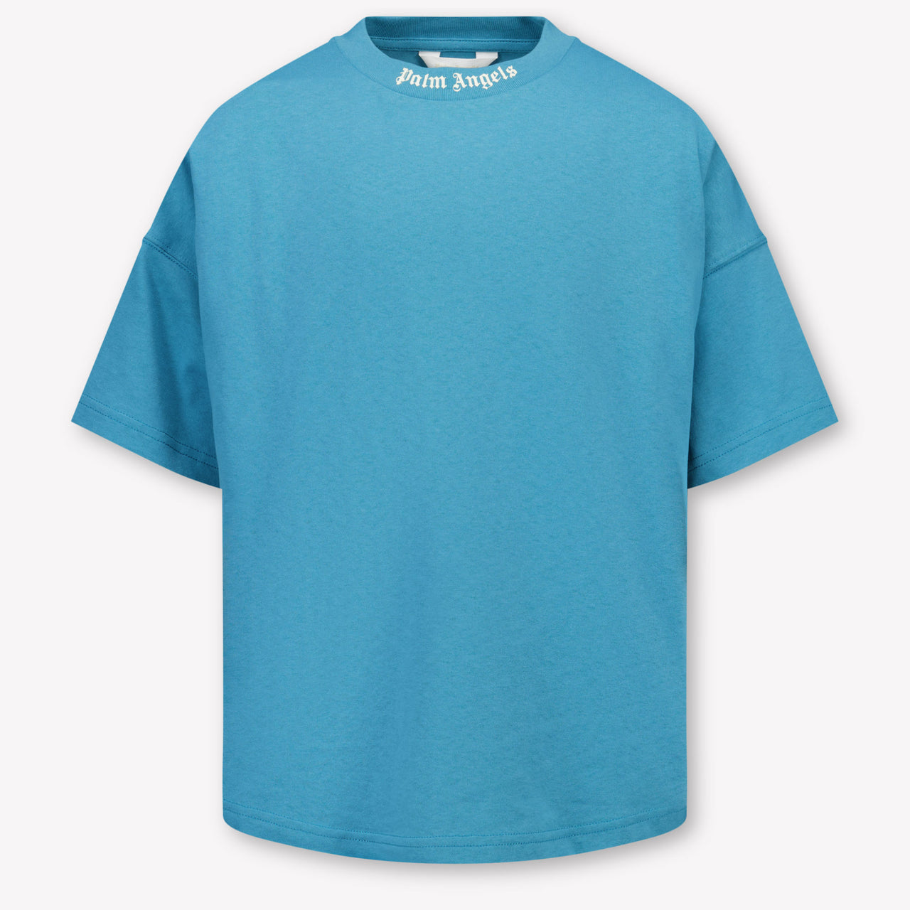 Palm Angels Kids Boys T-Shirt In Petrol