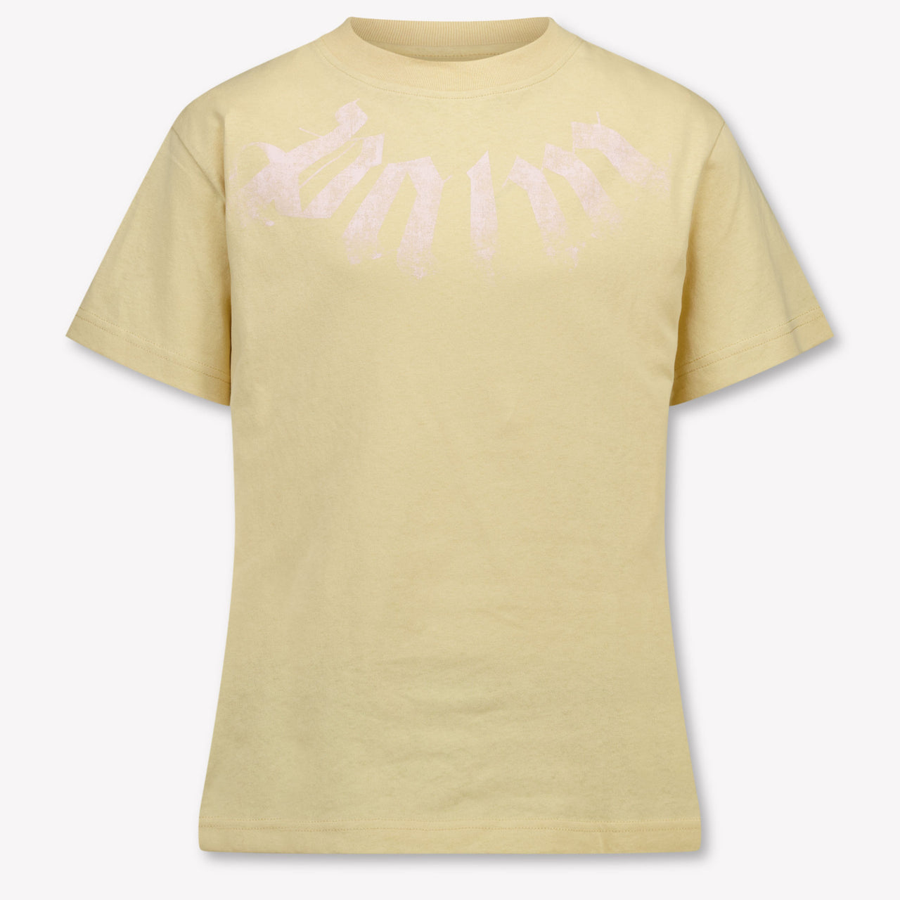 Palm Angels Kinder Mädchen T-Shirt In Beige