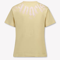 Palm Angels Kinder Mädchen T-Shirt In Beige