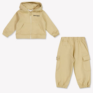 Palm Angels Bébé Garçons Survêtement de jogging Beige