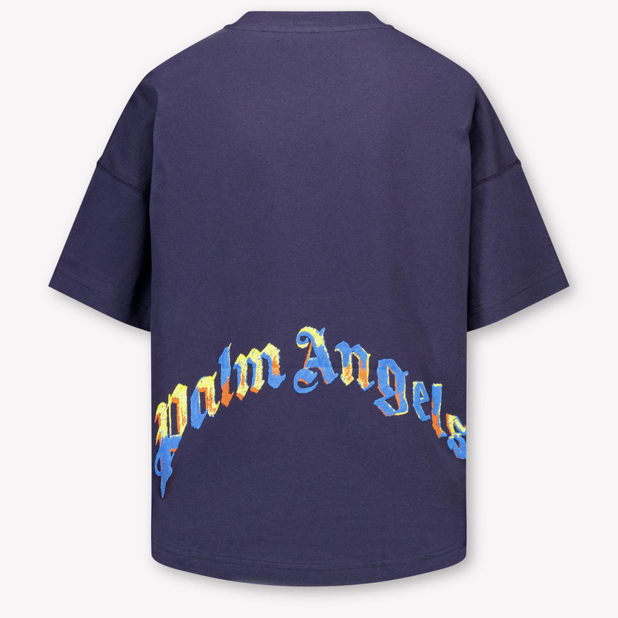 Palm Angels Bambini Unisex Maglietta dentro Navy