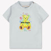 Palm Angels bebe Chicos Camiseta adentro Azul Claro