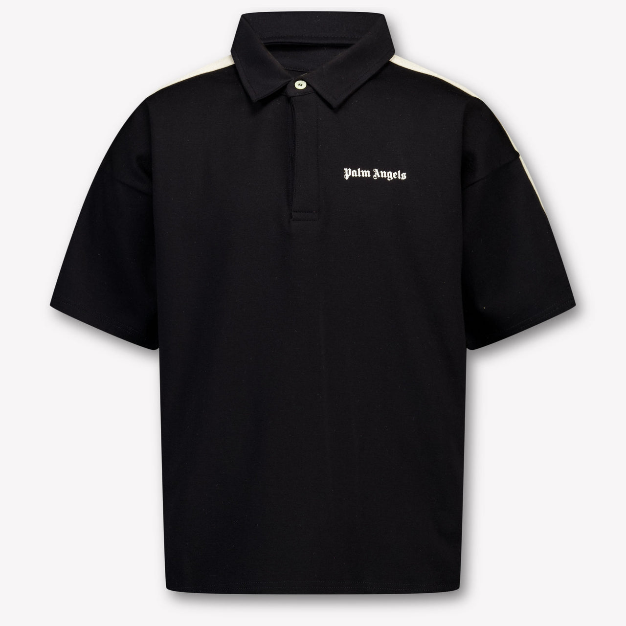 Palm Angels Bambini Ragazzi Polo In Nero