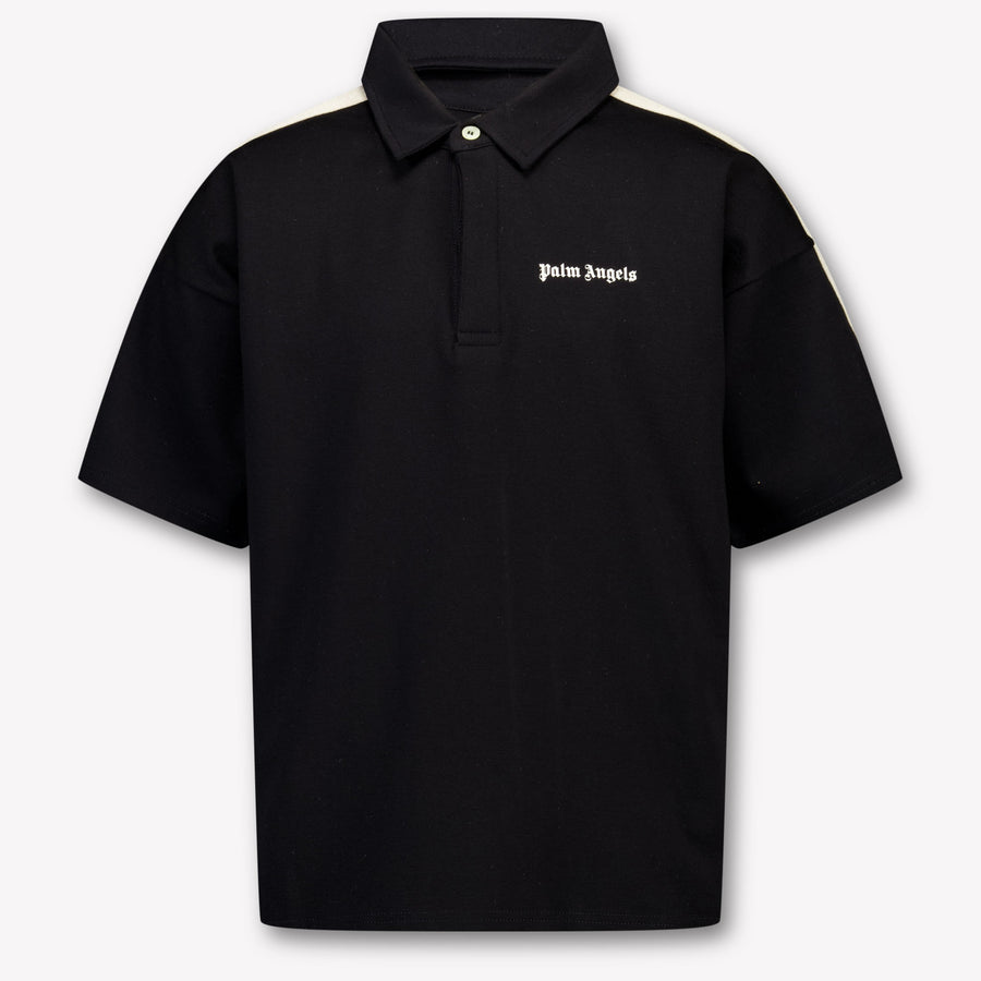 Palm Angels Bambini Ragazzi Polo In Nero