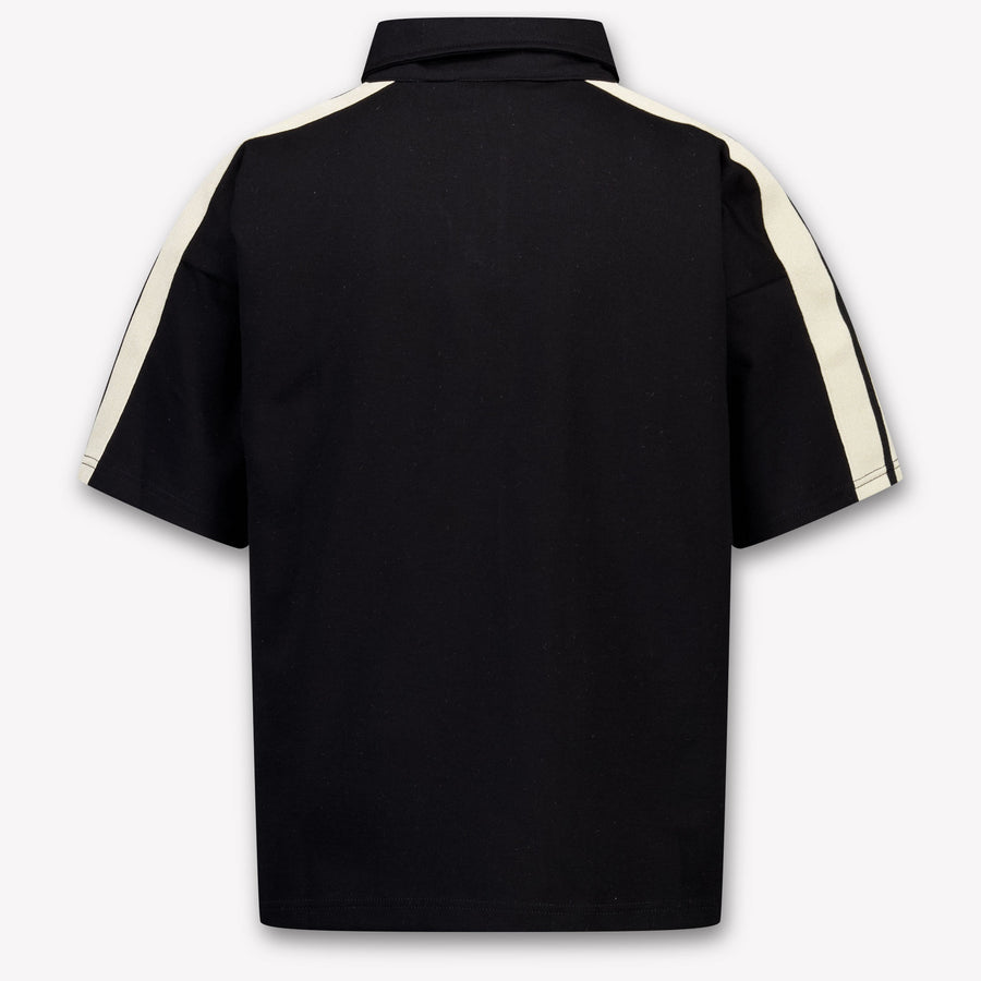 Palm Angels Bambini Ragazzi Polo In Nero
