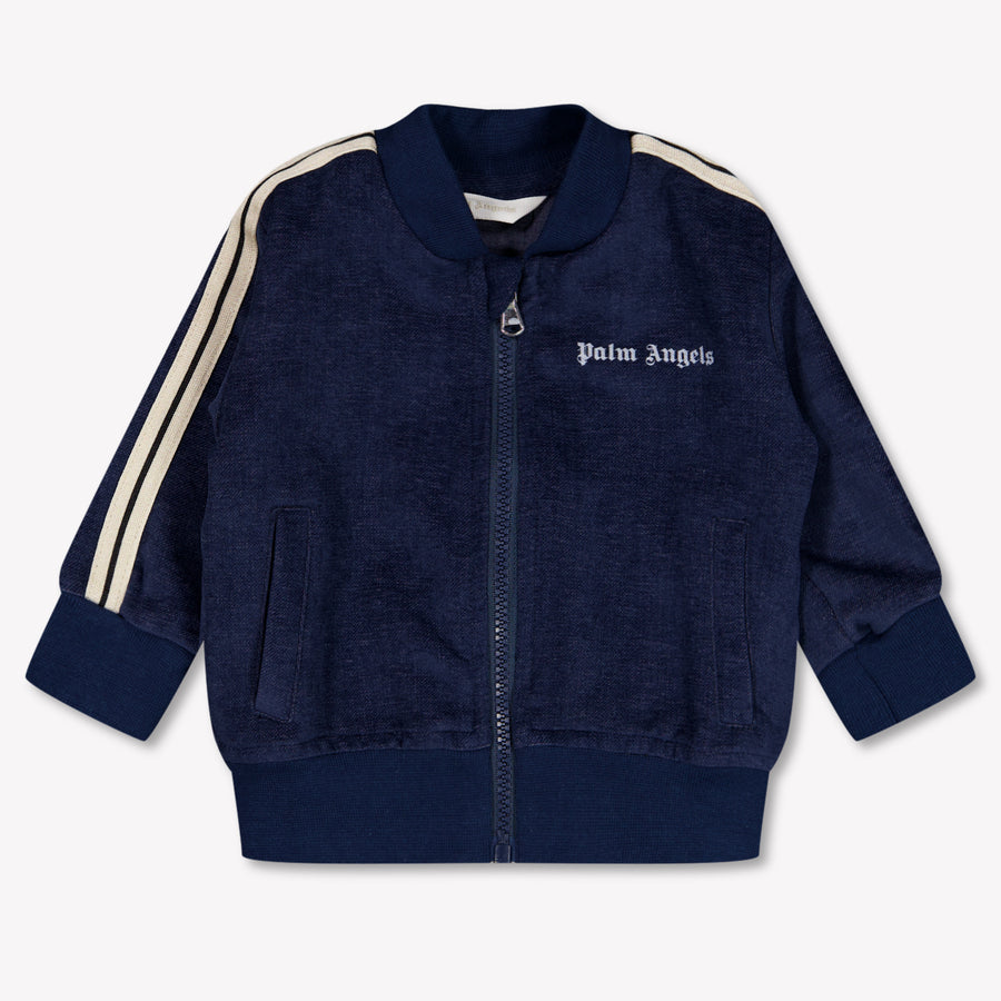 Palm Angels Bébé Garçons Cardigan en Navy