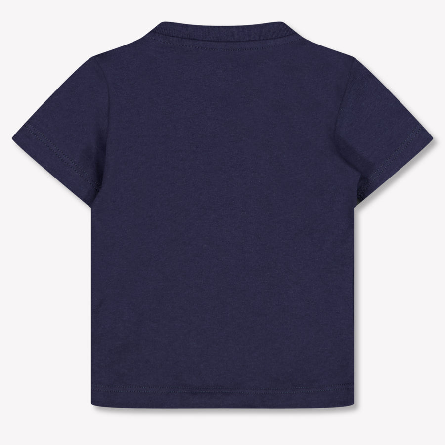 Palm Angels bebe Chicos Camiseta adentro Navy