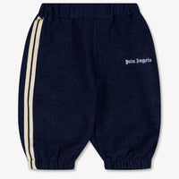Palm Angels Baby Boys Pants In Navy