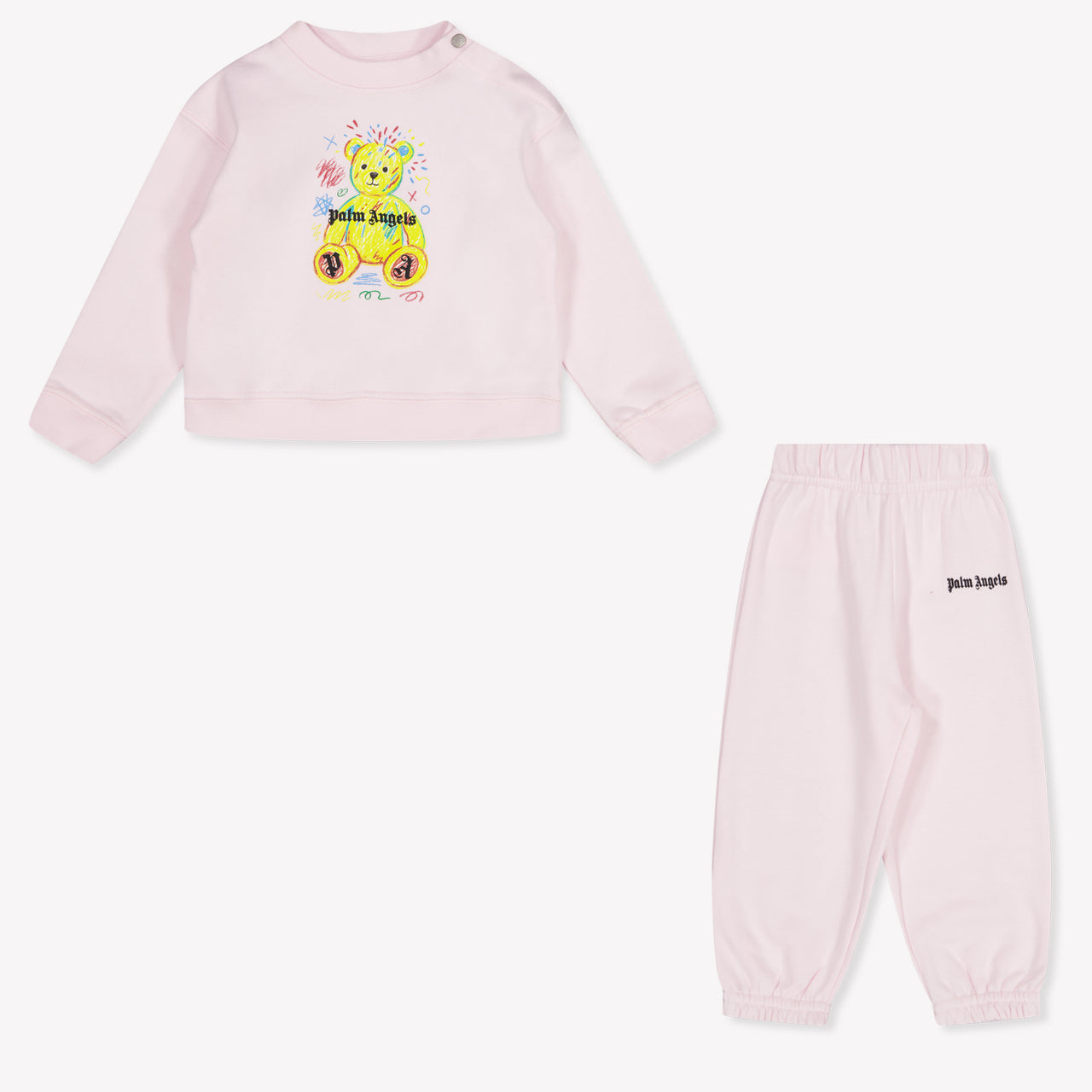 Palm Angels Bébé Filles Survêtement de jogging Rose Léger