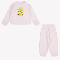 Palm Angels Bébé Filles Survêtement de jogging Rose Léger