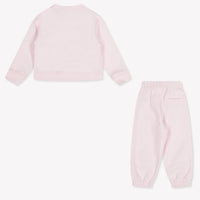 Palm Angels Bébé Filles Survêtement de jogging Rose Léger