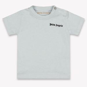 Palm Angels Baby Boys T-Shirt in Light Blue