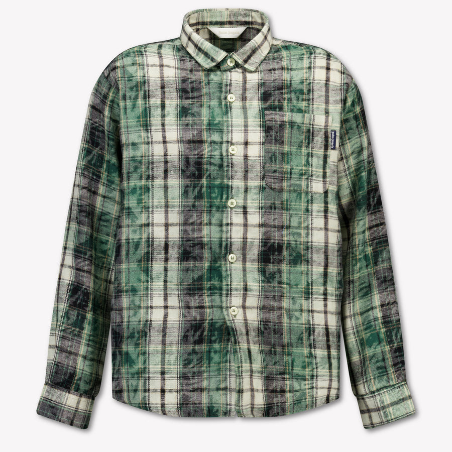 Palm Angels Jungen Bluse in Grün