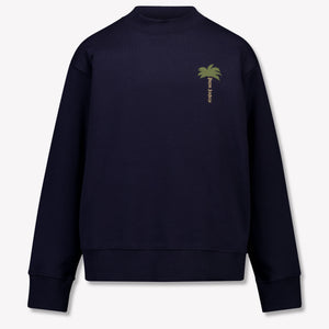 Palm Angels Enfants Unisexe Pull en Navy