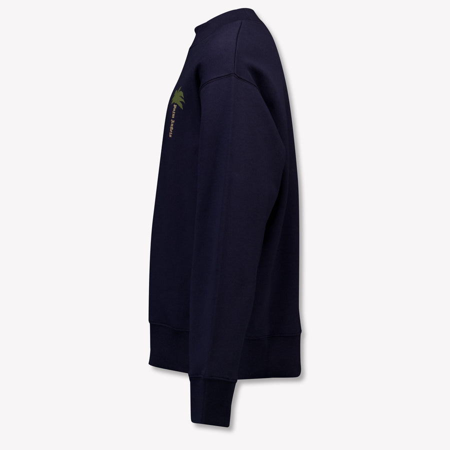 Palm Angels Enfants Unisexe Pull en Navy