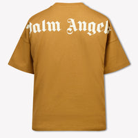 Palm Angels Enfants Garçons T-shirt dans Beige