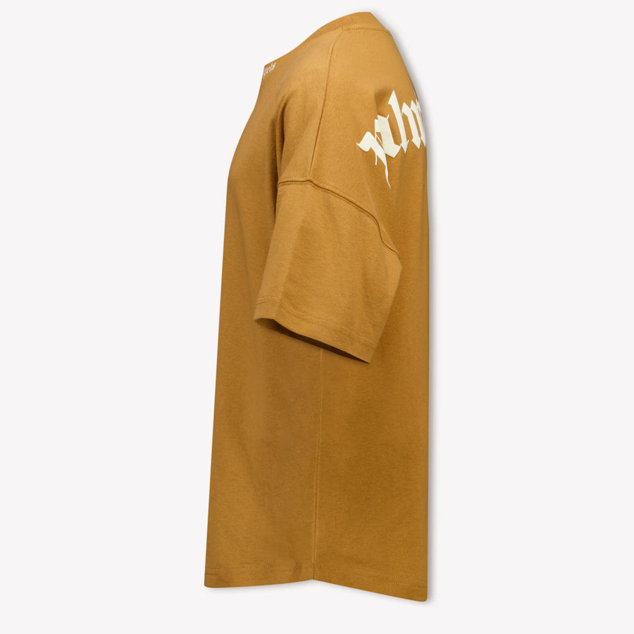 Palm Angels Enfants Garçons T-shirt dans Beige