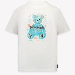 Palm Angels niños Unisex Camiseta adentro Blanco