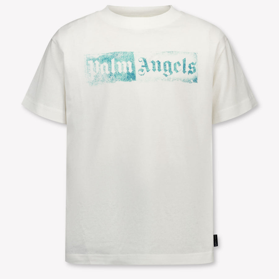 Palm Angels Kinder Unisex T-Shirt In Weiß