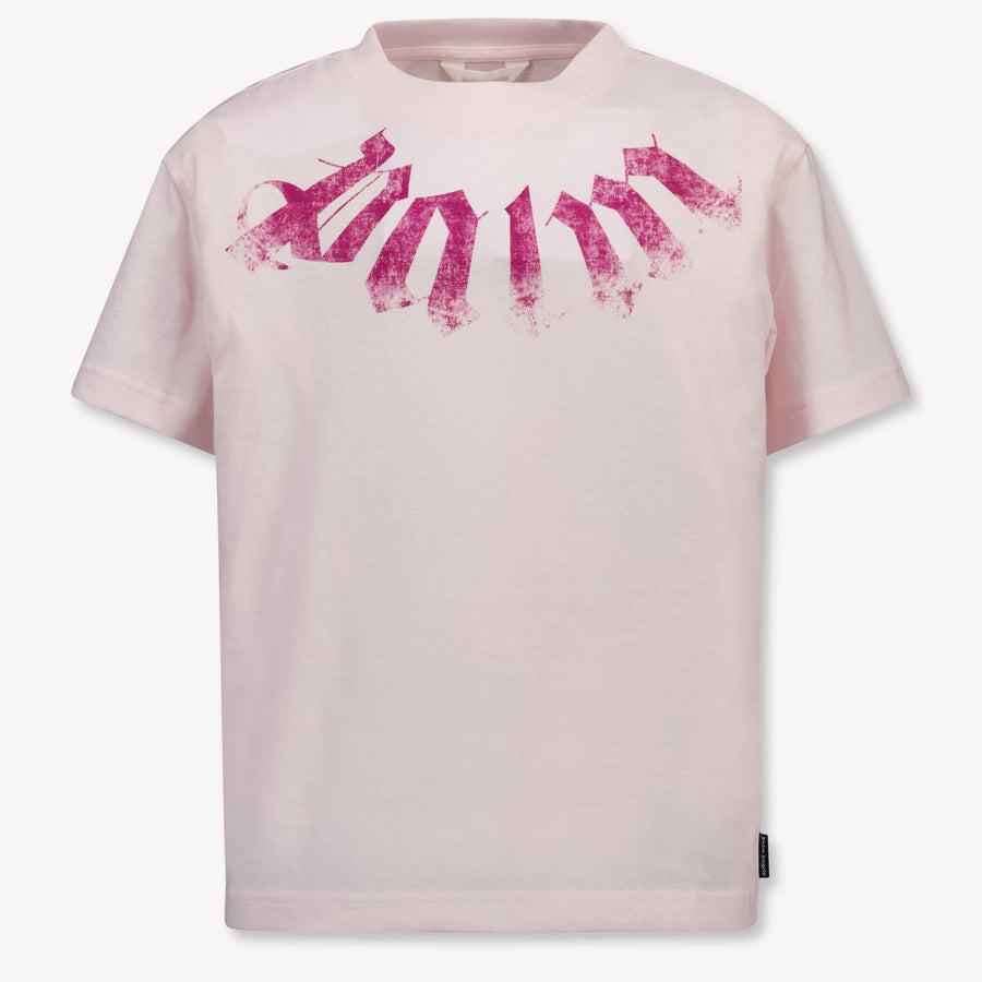 Palm Angels Mädchen T-Shirt in Hellrosa