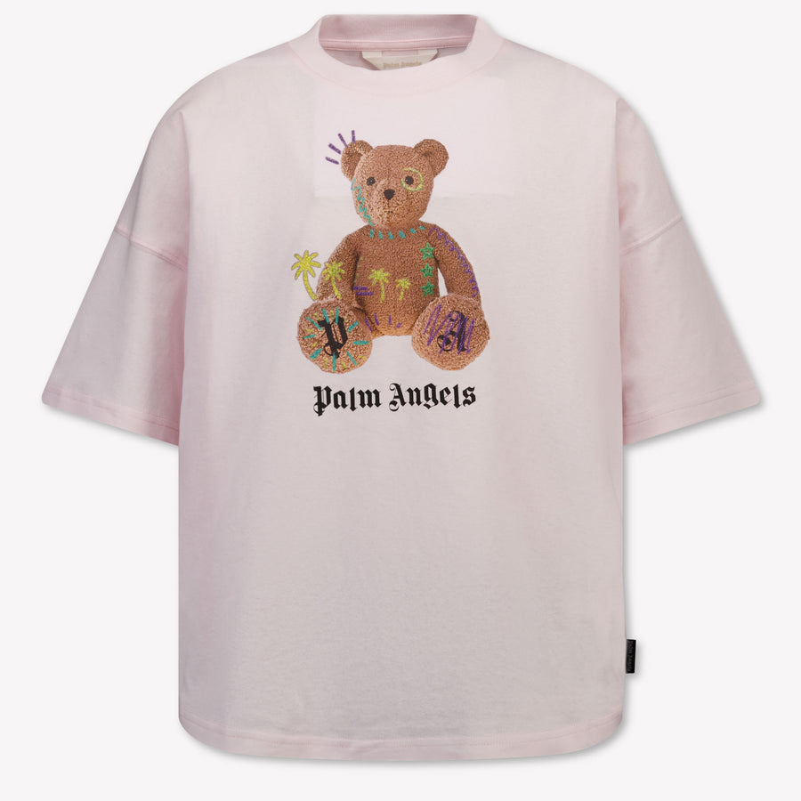 Palm Angels Mädchen T-Shirt in Hellrosa