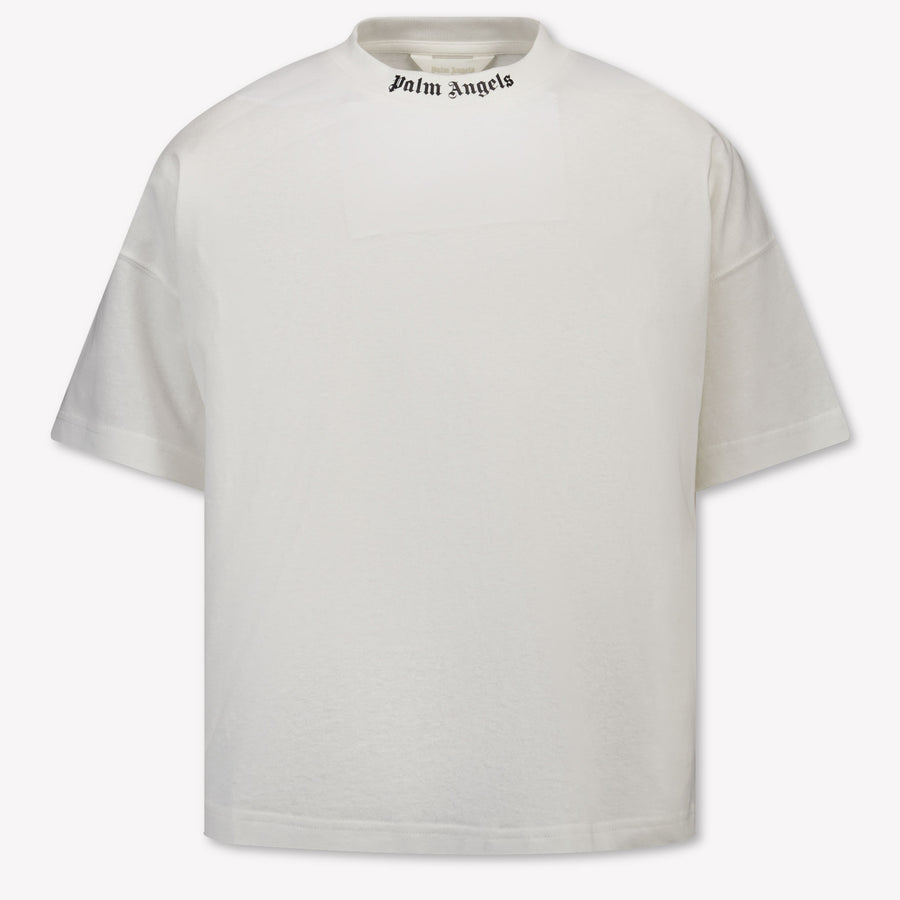 Palm Angels Kinder Jungen T-Shirt In Weiß