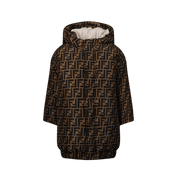 Fendi baby unisex chaqueta marrón