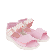Dětské dívky Dolce & Gabbana sandály růžové