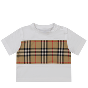 Burberry baby drenge t-shirt hvid