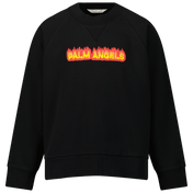 Palm Angels Children's Boys Sweater Black