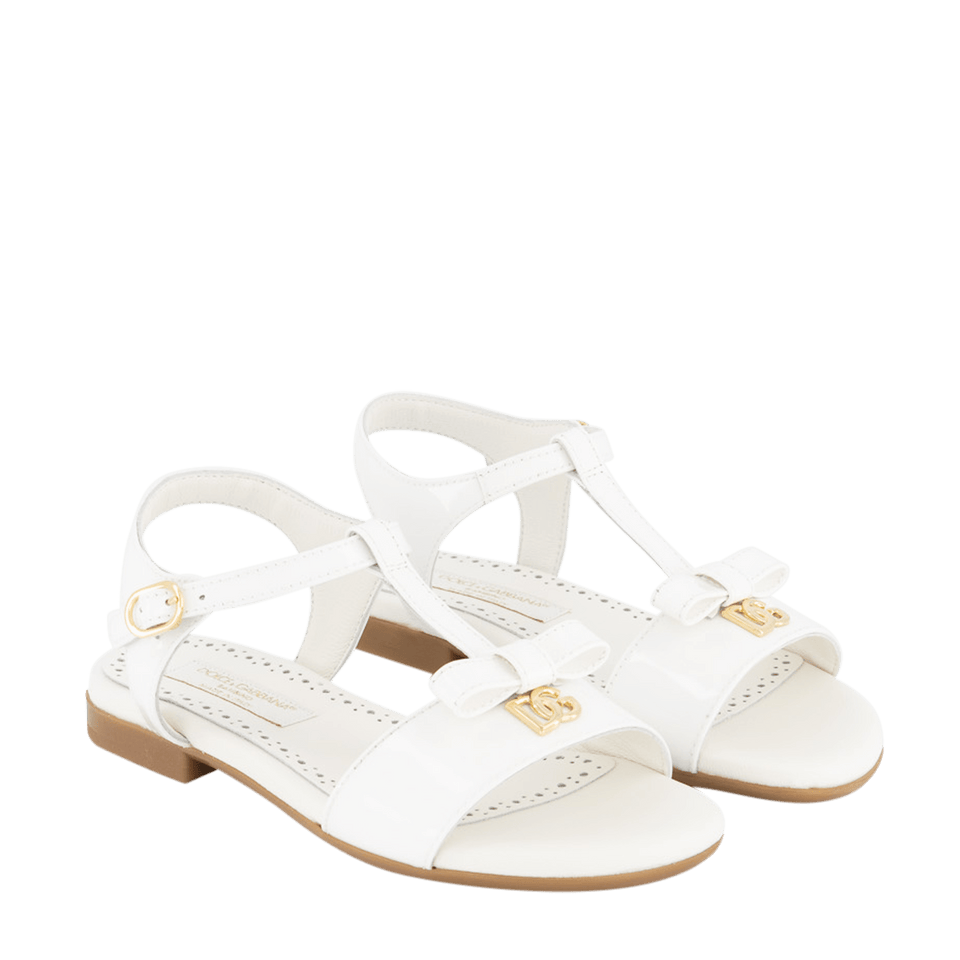 Dolce & Gabbana Kinder Meisjes Sandalen Wit