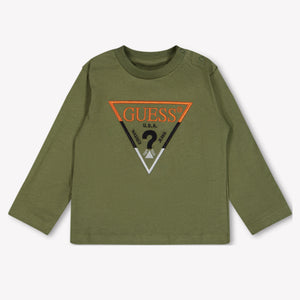 Guess bebe Chicos Camiseta adentro Army