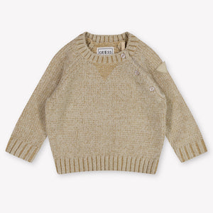 Guess Bébé Garçons Pull en Beige