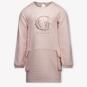 Guess Bambini Ragazze Vestirsi Rosa Chiaro