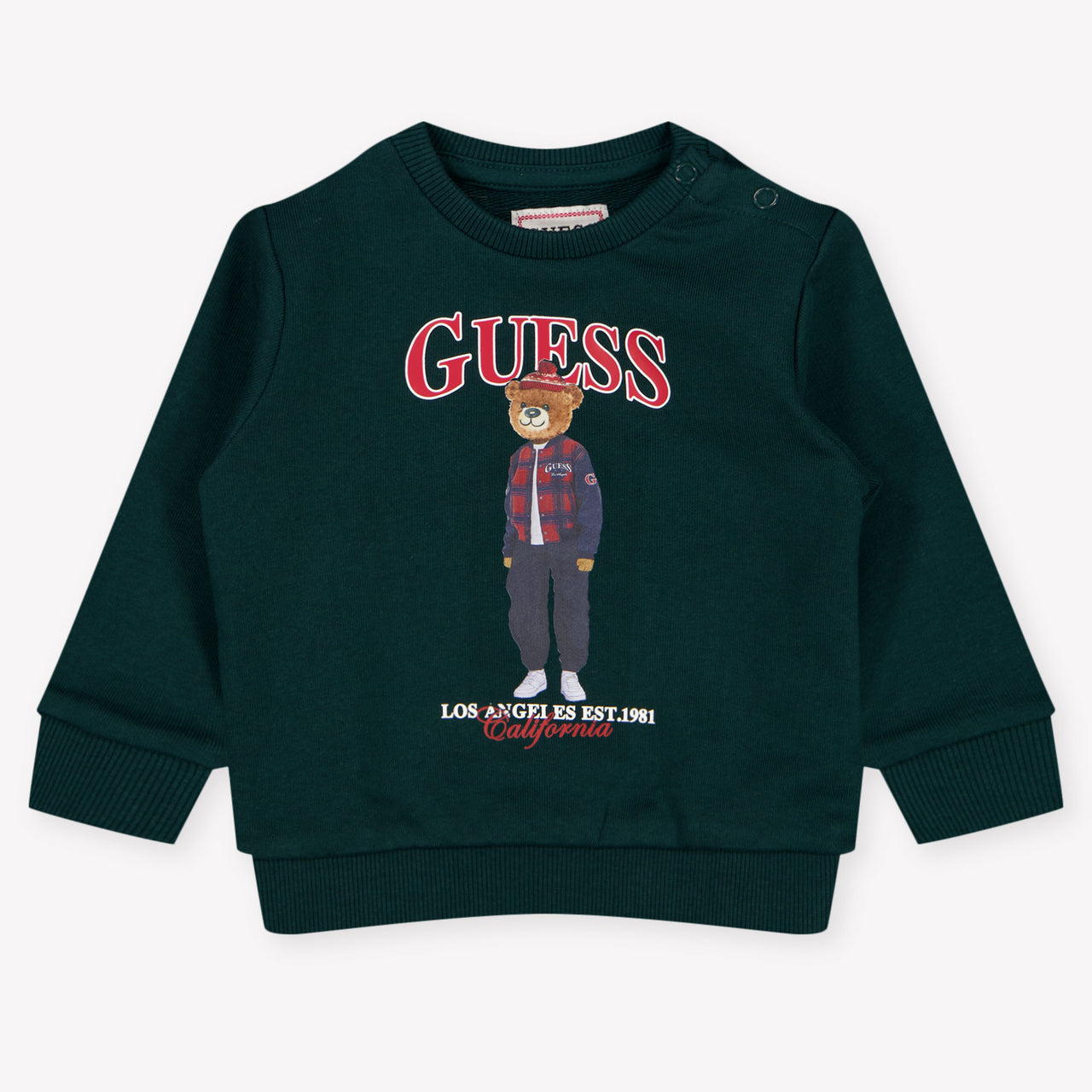 Guess Baby Jungen Pullover rein Dunkelgrün