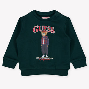 Guess Baby Jungen Pullover rein Dunkelgrün