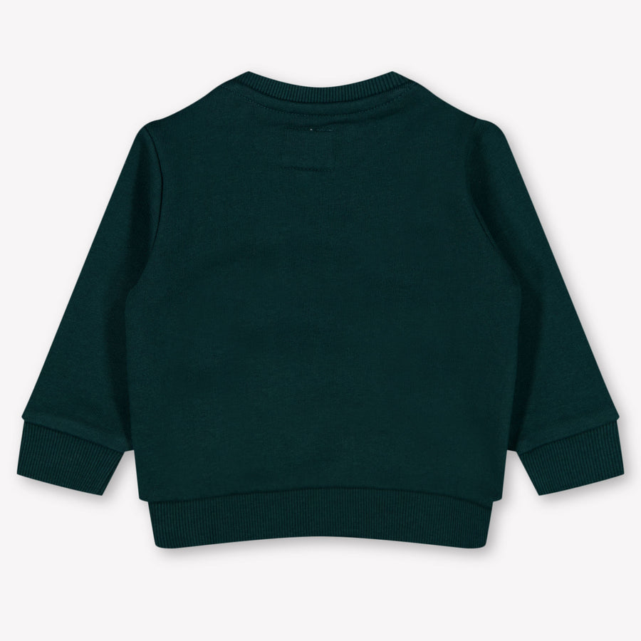 Guess Baby Jungen Pullover rein Dunkelgrün